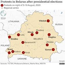 Welcome to google maps belarus locations list, welcome to the place where google maps sightseeing make sense! Belarus Election Second Night Of Clashes Over Disputed Poll Bbc News