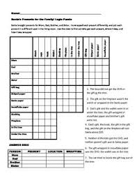 Maybe you would like to learn more about one of these? Winter Holiday Christmas Fun Nine Logic Puzzles For Middle School Logic Problems Logic Puzzles Math Logic Puzzles