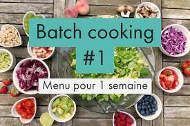 Fèves, fenouil, asperges, fraises, concombre, rhubarbe, pamplemousse seront au menu … Batch Cooking Menu Et Recettes Pour 4 En 2h