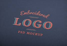 Largest collection of free embroidery designs at ann the gran. Embroidered Logo Mockup Graphicburger