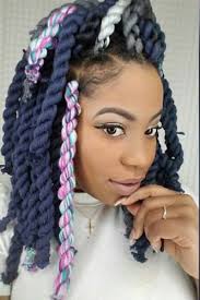 Yarn braids are being called a protective hairstyle for nothing. 21 Beautiful Black Women Slaying In Yarn Twists Braids And Locs Yarn Braids Styles Yarn Twist Braided Hairstyles