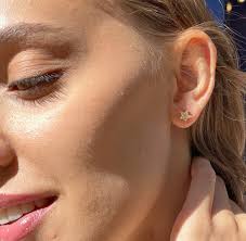 Pendientes de estrella brillante