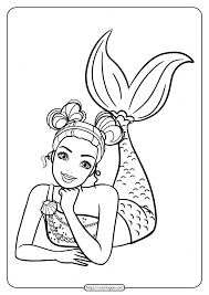 Maybe you would like to learn more about one of these? Printable Cute Barbie Mermaid Coloring Pages