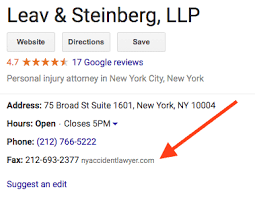 Can you guesstimate hah, i have no idea. Google Local Panel Showing Fax Numbers