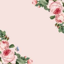 Hand Drawn Pink Roses Frame On Pastel Pink Background Free Vector Rose Frame How To Draw Hands Pink Background