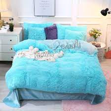 plush fluffy blue bed set made to order blue bedding sets blue bedding bedding sets
