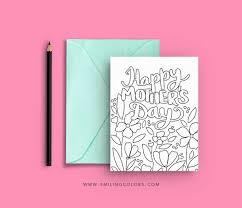 We love this fun and easy mother's day craft for kids! Free Printable Mothers Day Card To Color Print These At Home Now
