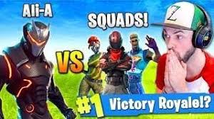Ali A Solo Vs Squads In Fortnite Battle Royale Fortniteepic Pinterest Fortnite Squad All Video