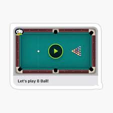 8 ball pool at cool math games: 8 Ball Pool Stickers Redbubble