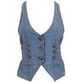 Denim waistcoat women