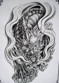 Chinese mythical creature something out of the blue, was a wing, then a dragon, then an eagle, then a deerxbig horn sheep and then finally a kirin (or quilin) after randomly putting in new lines. Pdf Format Tattoo Book 79 Pages Various Beautiful Dragon Lion Kirin Tattoo Designs Tattoo Flash Sketchbook With Outlines Sketch Book Diary Book Leonardo Da Vincibook Series For Boys Aliexpress