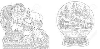 Playing with snow in winter s printables0269. Coloring Pages Coloring Book For Adults Colouring Pictures Royalty Free Cliparts Vectors And Stock Illustration Image 110955679