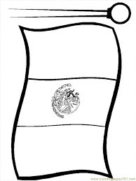 Color the bird gold and the leaves green. Mexican Coloring Flag1 Printable Coloring Page For Kids And Adults Mexican Flags Flag Coloring Pages Printable Coloring Pages