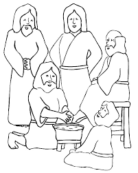 However, you could use it with any class that needs an easy craft or activity to accompany teaching on this bible story. Christmas Kindness Washing Jesus Feet Coloring Pages Kids Play Color