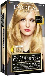 L Oreal Paris Recital Preference Sac Boyasi 8 California Koyu Sari Sac Boyasi Koyu Sarisin Sac