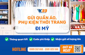 Gửi quần áo đi Mỹ giá rẻ, thủ tục trọn gói
