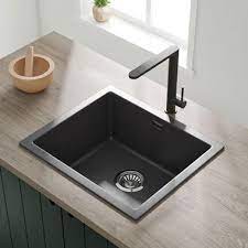 White glass kitchen sinks ukzn moodle site announcements. Black Kitchen Sinks Save Up To 60 Today Tap Warehouse