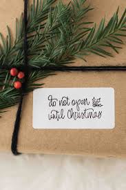 Do Not Open Until Christmas Stamp