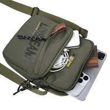 Bolsa de Tiracolo c/ Bolso Frontal LOIS Grove Caqui