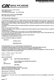 Documents Emprunteur Financement N Yyyy Numero De Client Concernant Le S Emprunteur S Monsieur Durand Guillaume Pdf Telechargement Gratuit