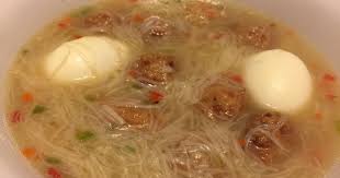 Misua Soup With Chicken Meat Balls Misua Recipe Filipino Soup Filipino Recipe Misua Recipe Delicious Soup Recipes Soup