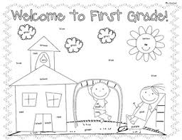 Wonderful top 1st grade coloring pages image awesome. First Day Of First Grade Coloring Sheet Worksheets Teaching Resources Tpt