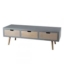 Et comme il doit aussi s'accorder à votre intérieur, nous vous proposons une coté pratique, les tiroirs et rangements vous permettront de cacher les câbles wifi ou hdmi, et enfin ranger de. Meuble Bas Tv 3 Tiroirs Gris 3 Suisses