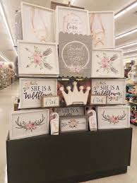 This mdf piece features colors of whtie and black with playful text and traingle accents. Hobby Lobby Nursery Decor Girl Baby Girl Room Girls Room Decor