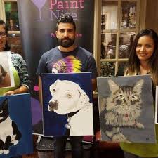 Paint Your Pet Nite Because Your Pet Deserves A Portrait More Than A Buzz Paint Your Pet Dog Paintings Your Pet