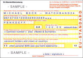 These codes are used when. International Money Transfer July 2013