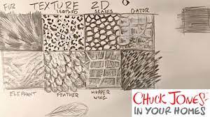 This animal tutorial is a little different because the artist doesn't really set up the form with simple shapes. Chuck Jones In Your Homes Episode 194 Animal Textures With Naylene Justis Youtube