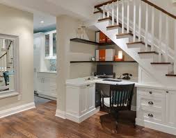 The basement office space is highlighted. 8 Amazing Finished Basement Ideas To Prompt A Remodel