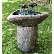 As alpin fountain systems we created stunning water shows in many countries with our 25 years of technical experience. Needlewoksinc Alpine Stacked Rock Waterfall Outdoor Fountain With Led Lights
