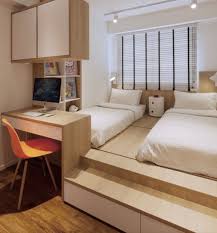 Storage platform bed singapore furniture restoration. Platform Bed With Storage Compartment And Study Table Furniture Home Living Furniture Tables Sets On Carousell