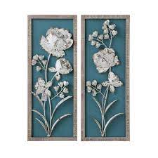 Top 10 Must See Metal Floral Wall Decor Sets Of 2020 Home Wall Art Decor Metal Flower Wall Decor Metal Wall Flowers Floral Wall Art