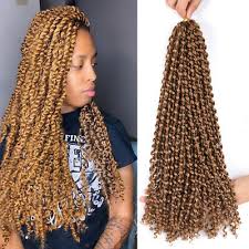 Pre Looped Passion Twist Crochet Hair Water Wave Crochet Braids Bohemian Hair Ebay