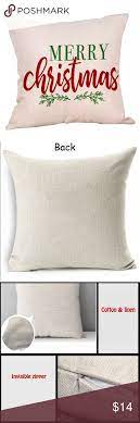 Shop for christmas pillow cover at bed bath & beyond. Merry Christmas Pillow Cover Fun Decorative 18x18 Inch Brand New Pillow Cover H Christmas Pillow Covers Christmas Pillow Pillows