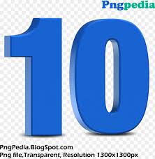 Download Blue 3d Numbers Set 10 Ten Blue Number 10 3d Png Image With Transparent Background Toppng
