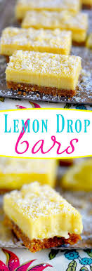 These Lemon Drop Bars Are Extra Creamy And Topped With Candied Lemon Zest For The Biggest Lemon Flavor P Lemon Dessert Recipes Lemon Bars Recipe Lemon Desserts