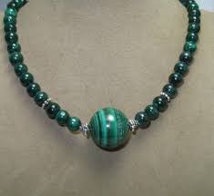 New Malachite Gemstone Beads Sterling Silver Necklace Malachite Jewelry Silver Necklace Designs Silver Jewelry Earrings