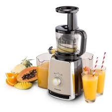 Klarstein Sweetheart Extracteur De Jus Basse Vitesse De 150w 32 Tours Mn Persse A Vis Avec Micro Passoire 2 Recipients Noir Achat Vente Centrifugeuse Cuisine Cdiscount