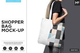 Canvas Shopper Bag Mock Up Canvas Shopper Bag Canvas Shopper Bag Mockup