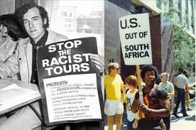 Learn more about apartheid in this article. Anti Apartheid Movement Takes To The Field Uknow