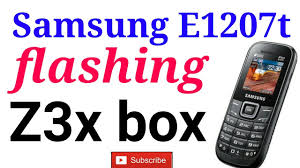 How to flash samsung e1207t 100% ok ...