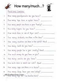 Read And Complete How Much Many Reading Comprehension Worksheets Feelings And Emotions Emotions