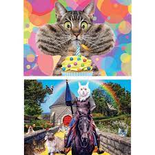 Find something special in our collection of jigsaws, puzzles, games, gifts & novelties. Set Of 2 Silly Cat 300 Large Piece Jigsaw Puzzles Spilsbury