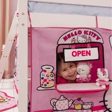 Create your supercute look with this popular collection featuring bright eyeshadows, a shiny lip gloss, a lash defining eyeliner duo, and a sweetheart sponge. Hello Kitty Bed Cabin Bed With Slide Tent Noa Nani