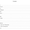 How do you make a research table of contents look good in word? 1