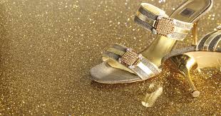 gouden glittervloer goud schoenen glitter