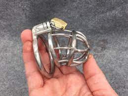 Customize Chastity Cage Easy to Pee Stainless Steel/titanium - Etsy Norway